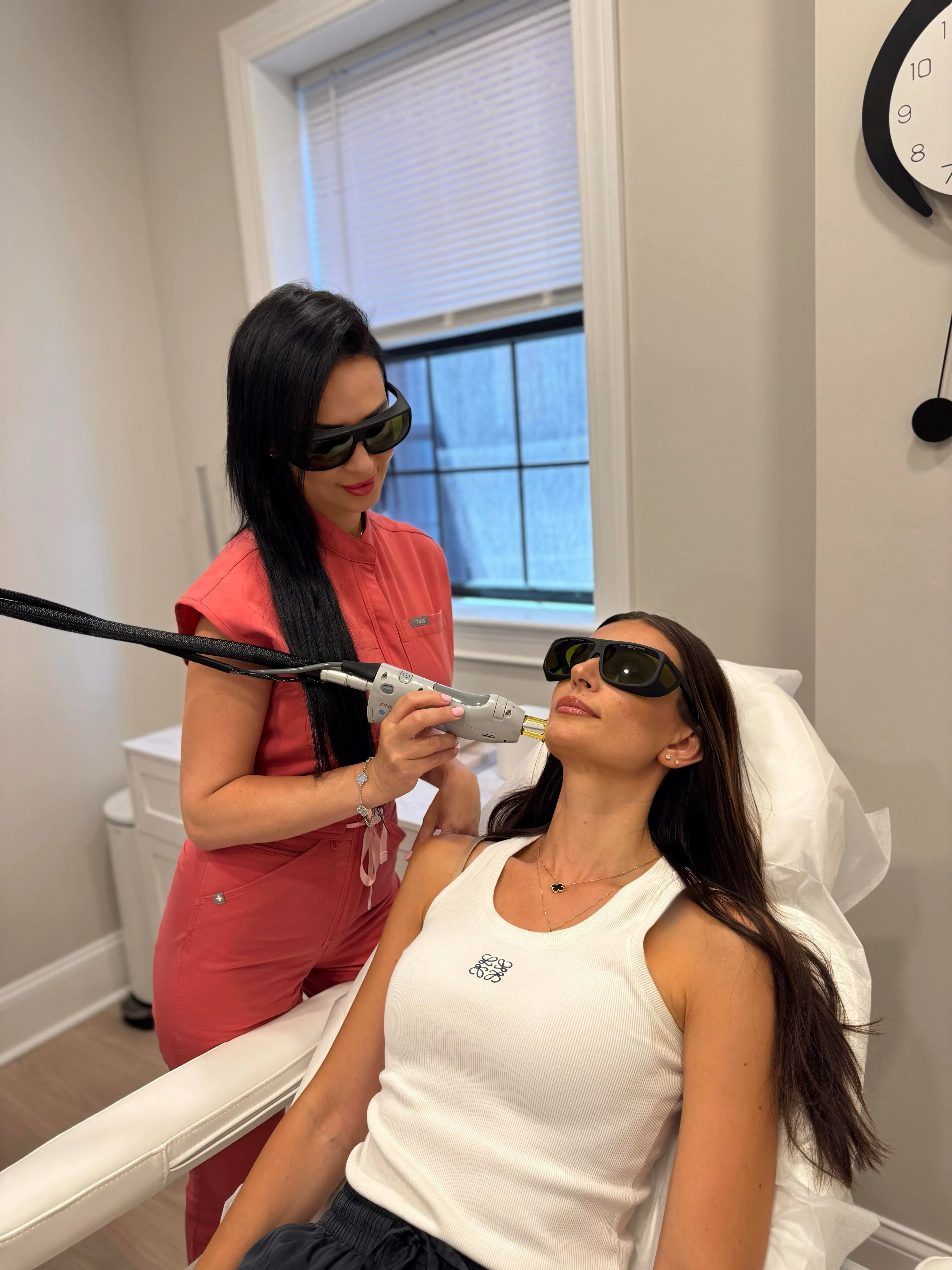 Before and after Candela GentleMax Pro laser hair removal results at Radiant Laser MD Boston